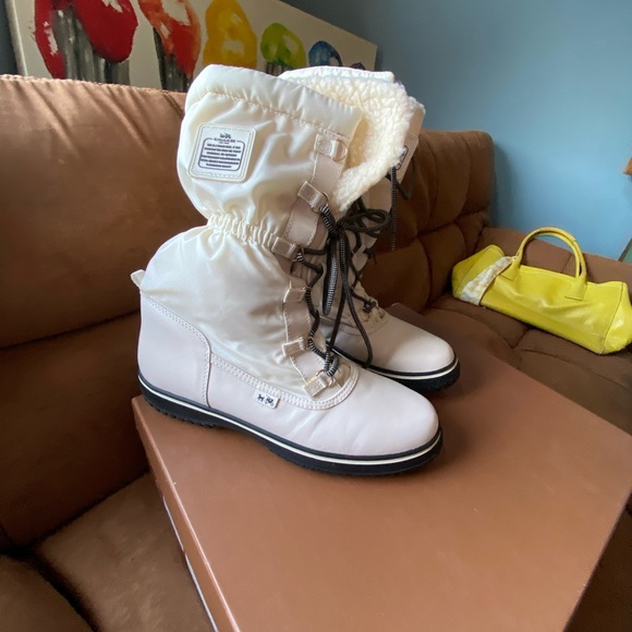 Coach Sage Aniline leather Winter Snow Boots - Picture 4 of 16